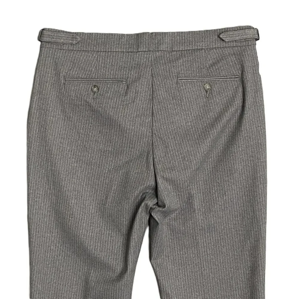 Daniel Cremieux Dress Pant Signature Men's 36x30 Mount Lussari Flannel Grey NEW